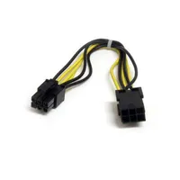 Startech.com PCIEPOWEXT PCI-E tápkábel hosszabbító 6-pin–6-pin 0,15 m