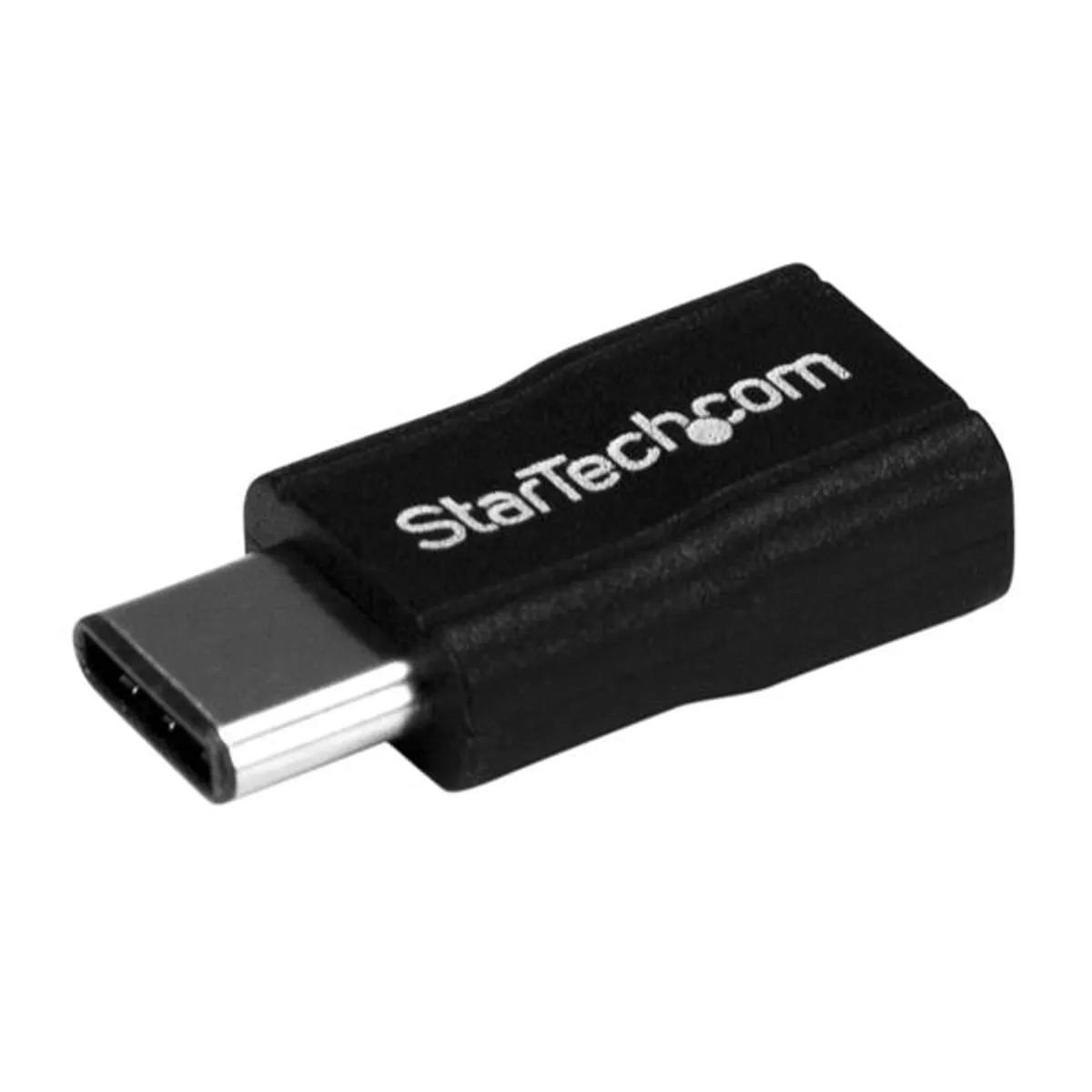 Startech.com USB2CUBADP USB-C és Micro-USB adapter fekete nikkelezett érintkezők #1