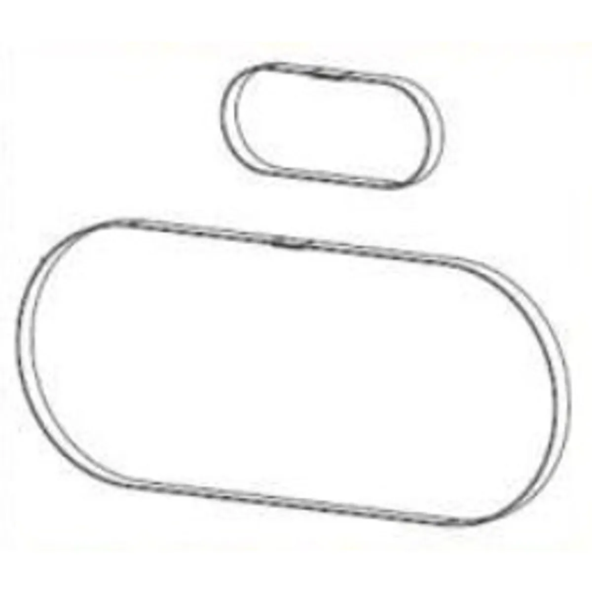 Zebra P1046696-146 KIT MEDIA DRIVE BELTS EXTENDED ONLY FOR ZE500 SERIES #1