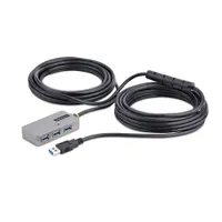 Startech.com U01043-USB-EXTENDER USB kiterjesztő hub USB 3.2 Gen 1 Type-A bemenet-kimenet, 5 Gbit/s, külső tápegység
