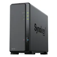 Synology DS124 DiskStation 1-bay NAS Realtek RTD1619B, 1 GB DDR4, 1 GbE, 2x USB 3.2 Gen1