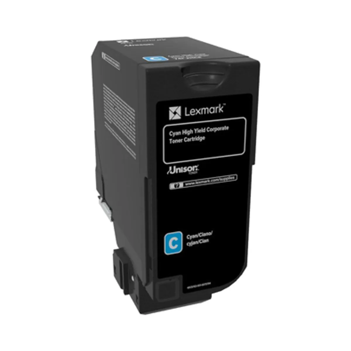 Lexmark 74C2HCE Unison tonerkazetta cián 12 000 oldal #1