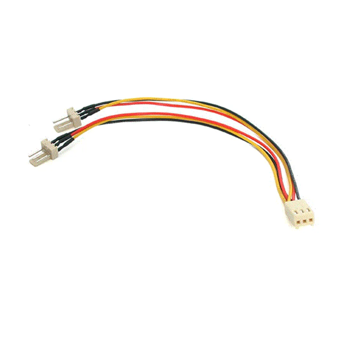Startech.com TX3SPLITTER 6" ventilátor táp Y-kábel Molex 3-pin #1