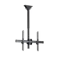 StarTech.com FPCEILPTBSP Full Motion mennyezeti TV tartó 37"-75" 50 kg VESA 200x200-600x400 560-910 mm billenés -25-0 fekete