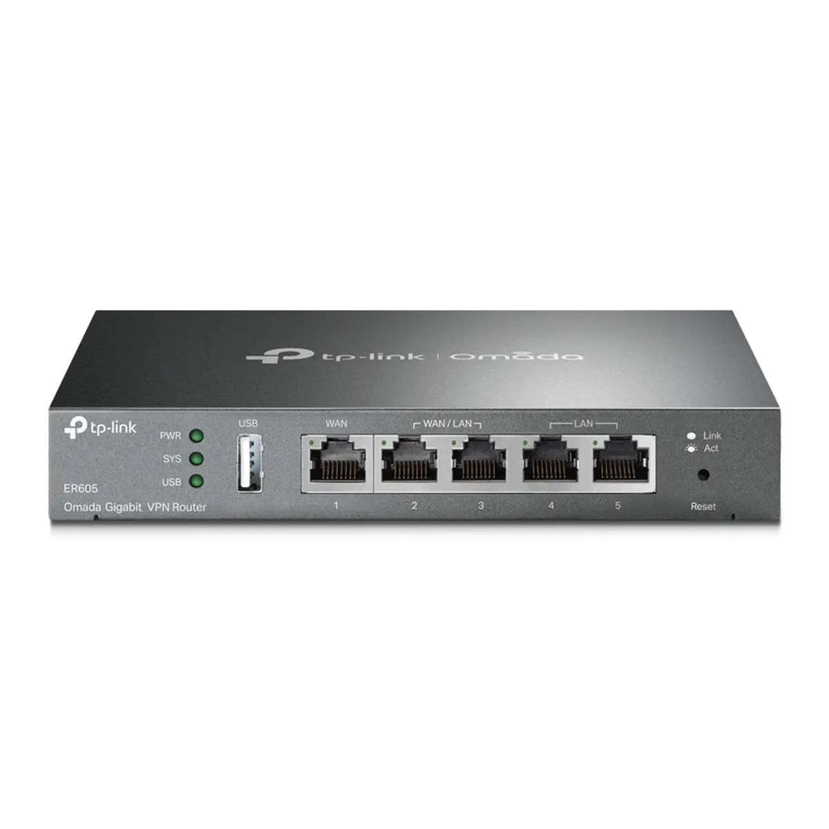TP-Link ER605 Omada Gigabit VPN router Omada SDN 1 WAN port 3 WAN-LAN portok 1 LAN IPsec VPN alagutak #1