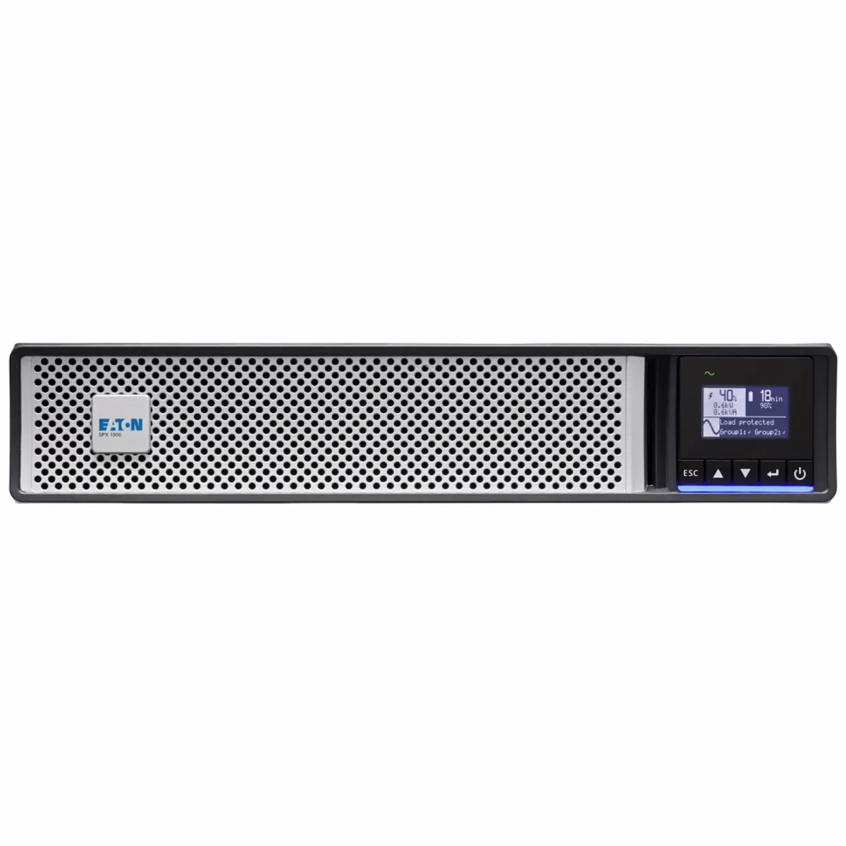 Eaton 5PX1000IRT2UG2 1000 VA vonali interaktív UPS 2U rack torony 8x C13 USB soros NMC Minislot #1