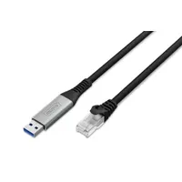Assmann AK-300600-100-S cat6a S-FTP RJ-45 kábel 10 m 1000 Mbit fekete LSZH #1