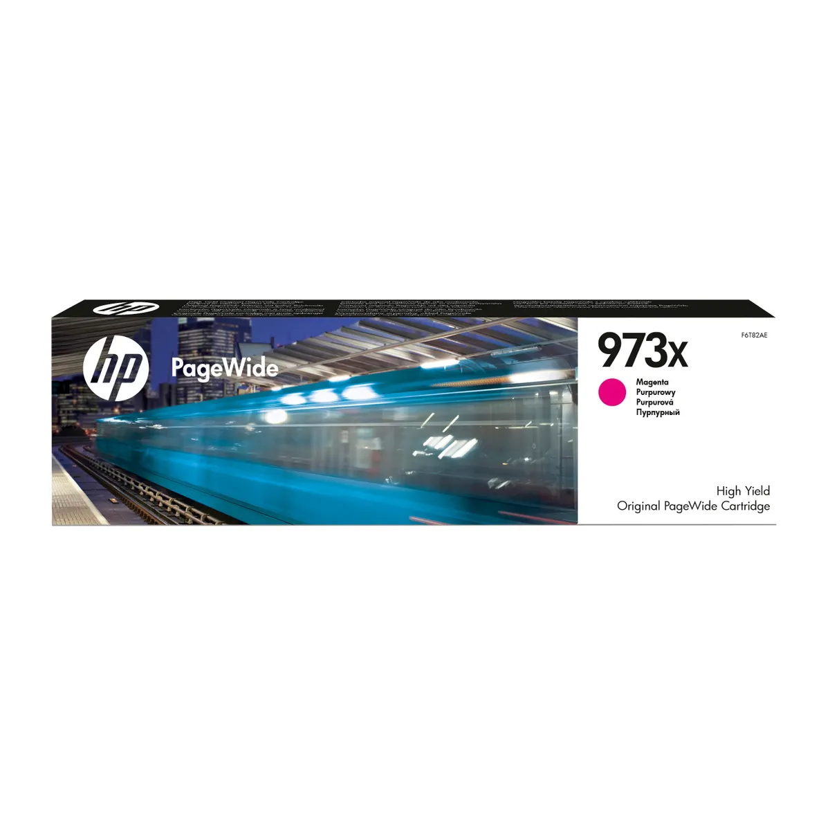 HP Inc. F6T82AE 973X PageWide tintapatron magenta pigment alapú tinta, 86 ml, 7000 oldal #1