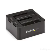 Startech.com SDOCK2U313 2-bay SATA dokkoló USB 3.2 Gen 2 HDD SSD 2.5 3.5