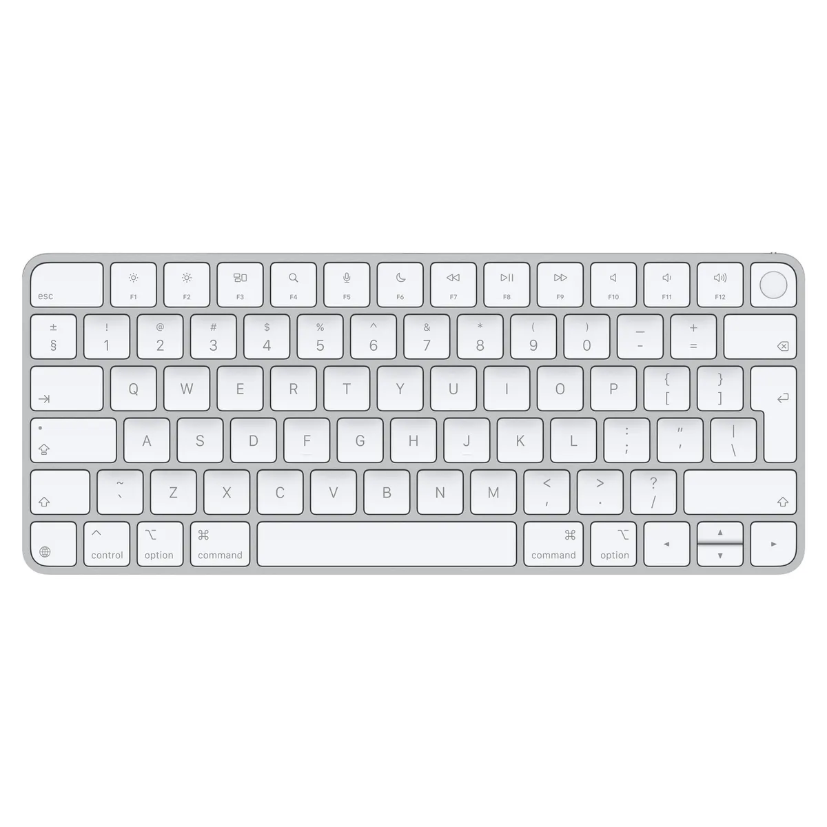 Apple MXCK3Z/A Magic Keyboard Touch ID vezetékes és vezeték nélküli USB és Bluetooth tenkeyless qwerty ezüst és fehér #1