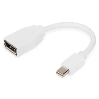 Assmann DB-340405-001-W DisplayPort adapter kábel Mini DP DVI 0,15 m DP 1.1