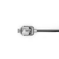Self Positioning CL15 Laptopzár Fekete, Ezüst Kerek kulcs iMac-kompatibilis