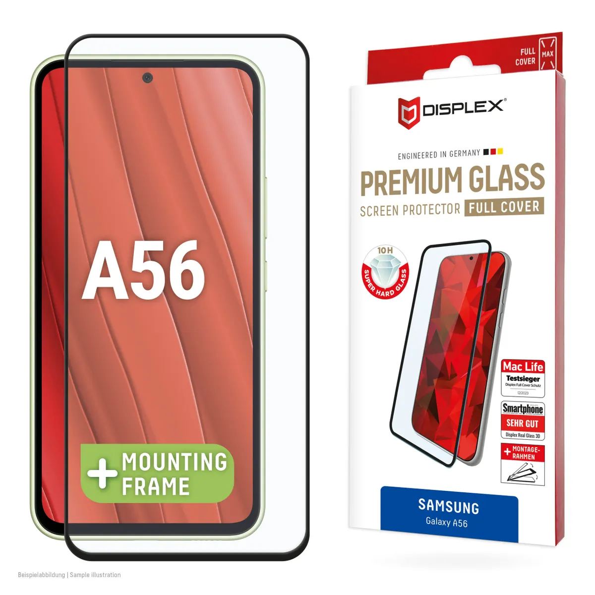 E.V.I. 02069 Displex Premium Glass FC Samsung Galaxy A56 Edzett üveg Száraz alkalmazás #1