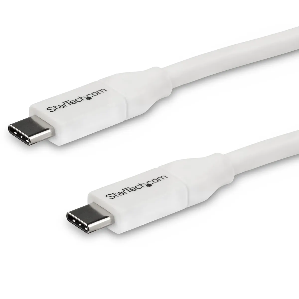 Startech.com USB2C5C4MW USB-C kábel 4 m USB 3.2 Gen 1 PD 5A fehér #1