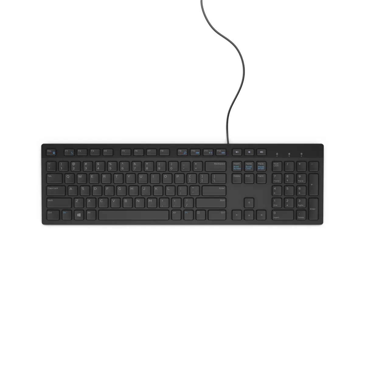 Dell 580-ADHK KB216 USB US International QWERTY multimédiás fekete #1