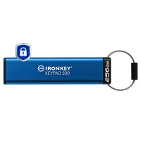 Kingston IKKP200/256GB IronKey Keypad 200 AES-256 titkosított FIPS 140-3 szint 3 USB 3.2 Gen 1 Type-A
