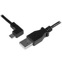 Startech.com USBAUB2MLA USB A - Micro-USB B kábel 2 m USB 2.0 nikkel érintkezők fekete