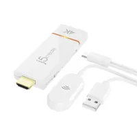 j5create JVAW76-N ScreenCast 4K wireless display adapter fehér Windows 10, 8.1 Mac OS X 10.15 Catalina 11.0 Big Sur 12.0 Monterey USB-kábel