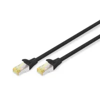 Assmann DK-1644-A-030/BL patchkábel 3 m Cat6a S-FTP LSOH RJ-45-RJ-45 Fekete