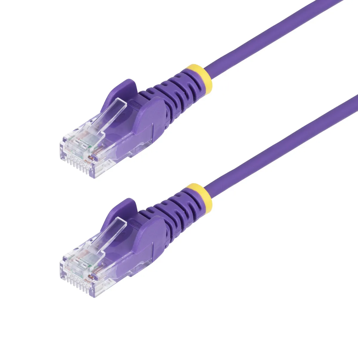 Startech.com N6PAT10MPLS Slim Cat6 kábel 10 m UTP RJ-45 RJ-45 aranyozott érintkezők lila #1