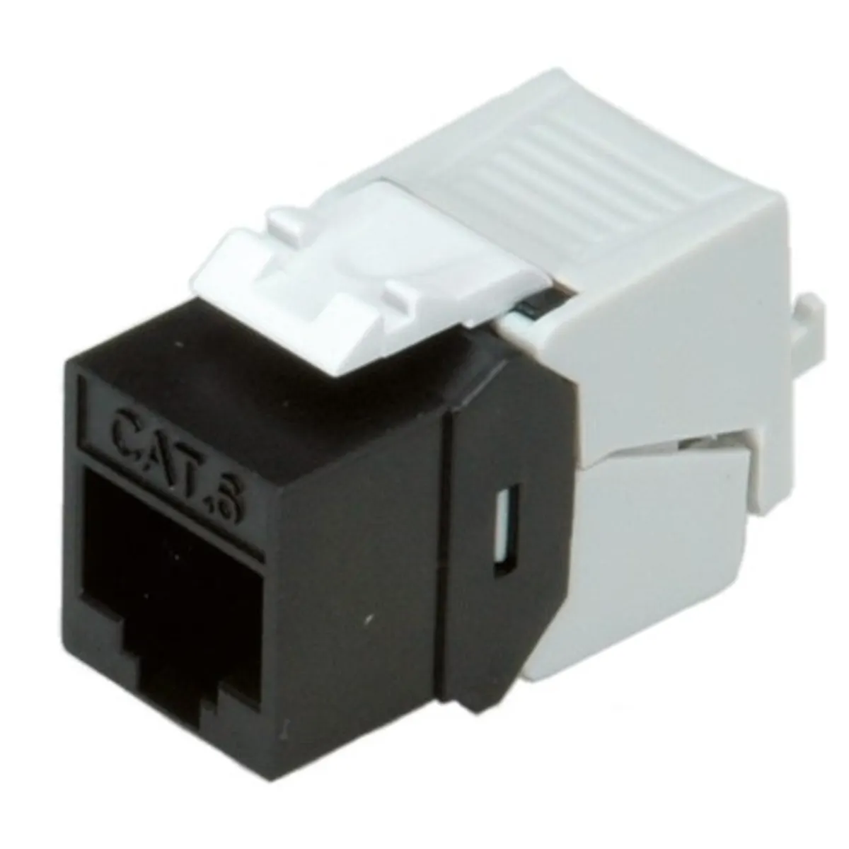 Roline 26.11.0375 Keystone jack slim cat6 fekete RJ-45 #1