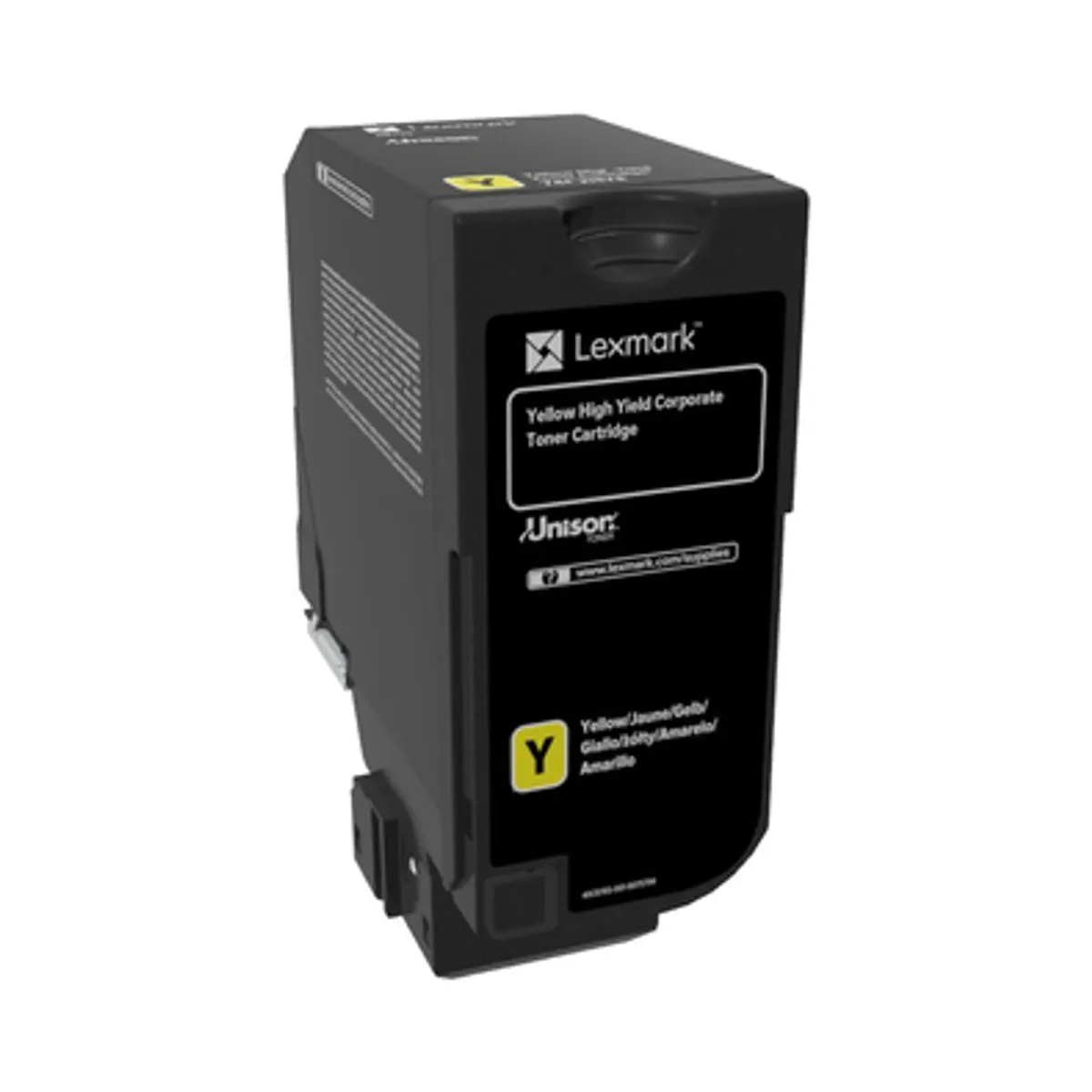 Lexmark 74C2HYE Unison tonerkazetta sárga #1