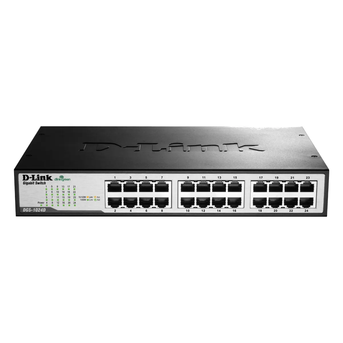 D-Link DGS-1024D/E 24-portos gigabit switch nem menedzselt rackre szerelhető energiatakarékos üzemmód #1
