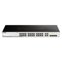D-Link DGS-1210-28/E DGS-1210-28/E 24x10-100-1000 RJ45 4xGbE SFP-Combo 56 Gbps L2/L2+ rackbeépíthető #1
