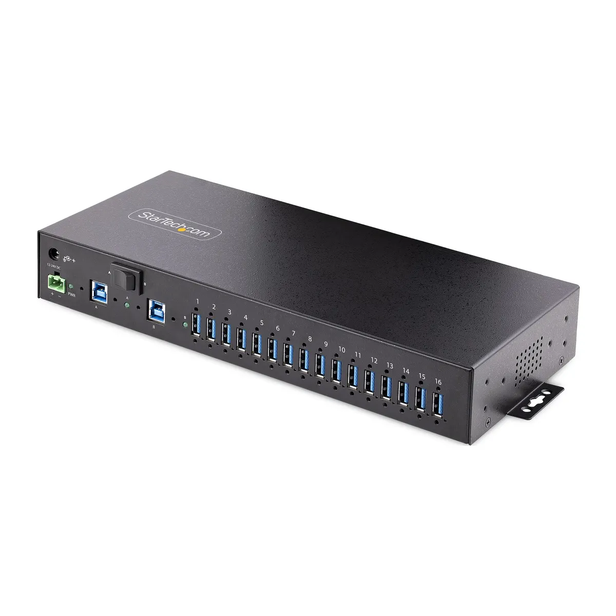 Startech.com 5G16AINDS-USB-A-HUB USB hub USB 3.2 Gen 1 Type-B bemenet USB-A kimenet acél ház 12-24 V #1