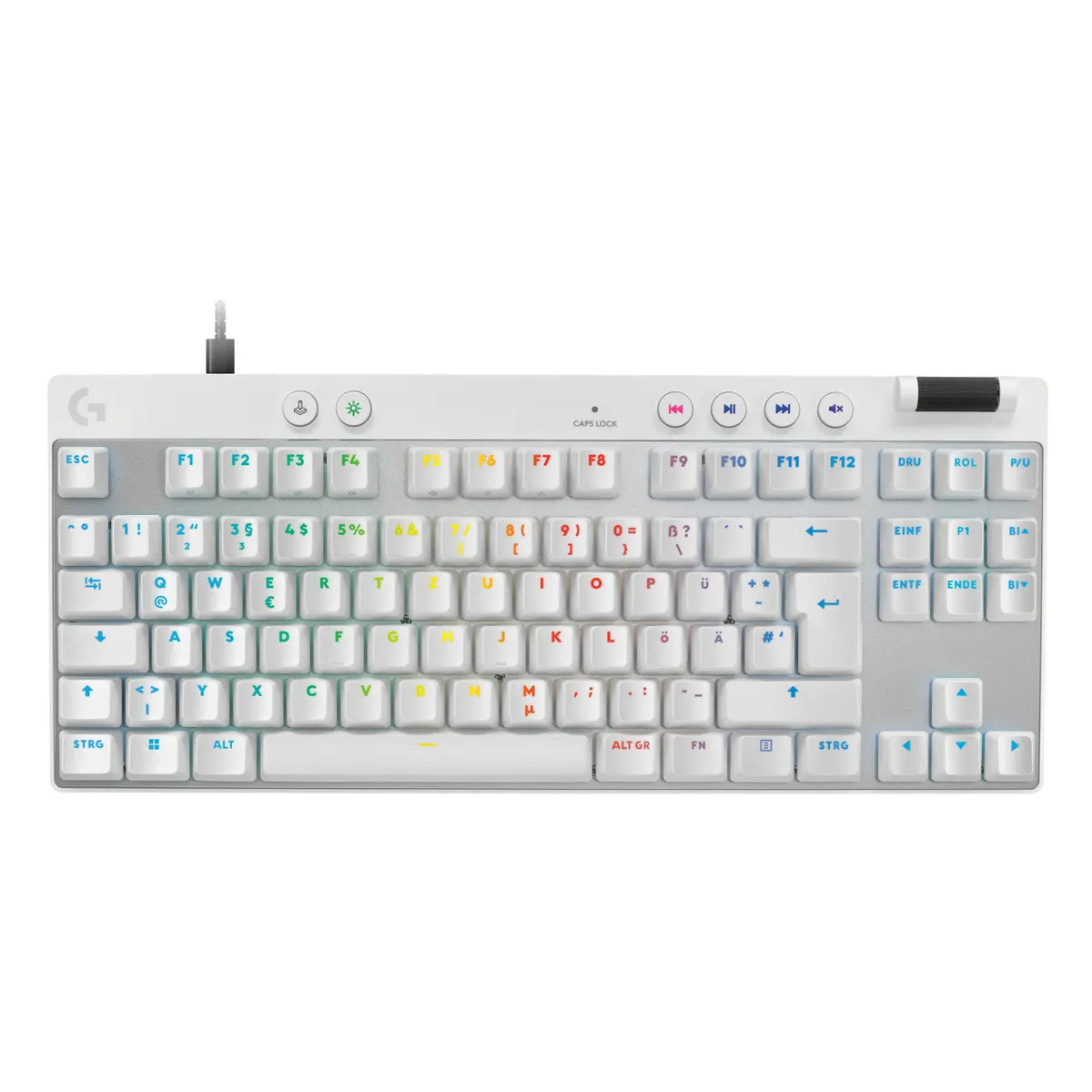 Logitech 920-013240 G PRO X TKL RAPID USB vezetékes mágneses-mechanikus kapcsolók QWERTZ LED háttérvilágítás fehér #1