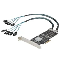 Startech.com 8P6G-PCIE-SATA-CARD 8-port SATA PCIe bővítő kártya Mini-SAS 6 Gbit/s