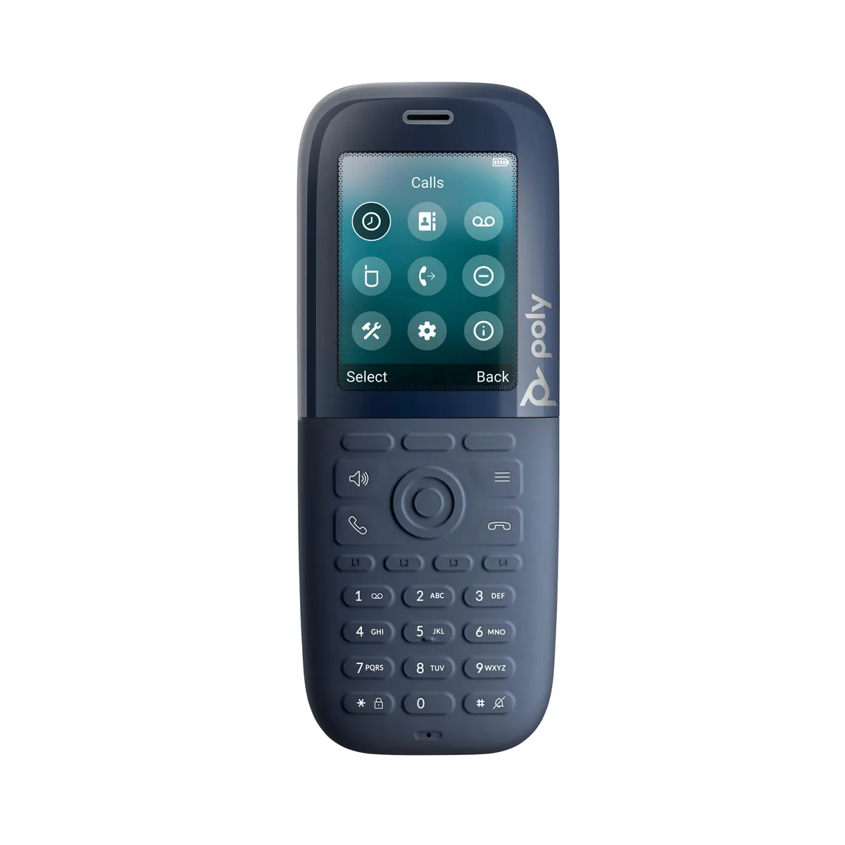 Poly 84H76AA#ABU Rove 30 dect vezeték nélküli telefon-kézibeszélő 2.4" tft fekete beépített akkumulátor #1