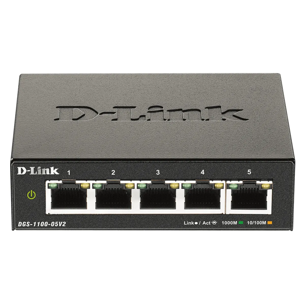 D-Link DGS-1100-05V2-E 5-portos Gigabit menedzselt kapcsoló 802.1Q VLAN QoS IGMP snooping Web management #1