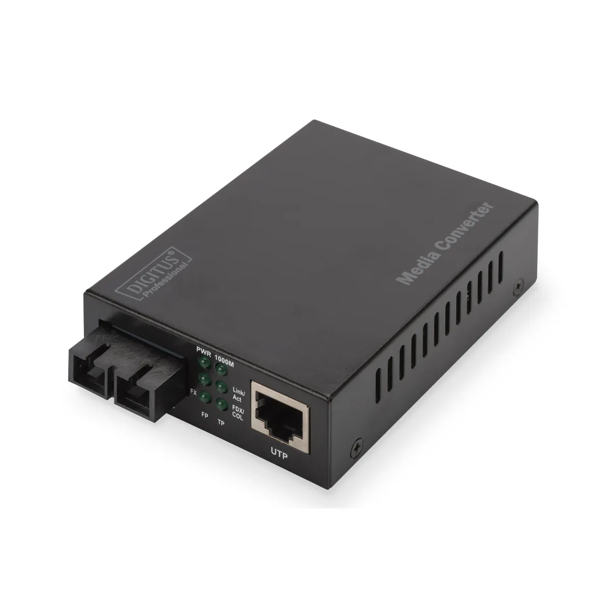 Assmann DN-82120-1 Digitus gigabit media converter RJ45 to SC IN 1000Base-T 1000 Mbit per s multi-mode 850 nm SC 500 m 5V #1