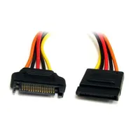 Startech.com SATAPOWEXT12 SATA tápcsatlakozó meghosszabbító kábel 12" mindkét vég SATA 15-tűs