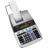 Canon 2496B001 MP1211-LTSC 12 helyiértékes adó-, üzleti és valutaszámítási funkciók, kétszínű tintaszalagos nyomtatás, háttérvilágítású kijelző, ezüstmetál bevonat