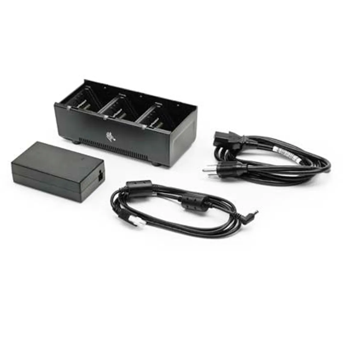 Zebra SAC-MPP-3BCHGEU1-01 3-slotos akkumulátor töltő EU hálózati kábellel fekete kompatibilis ZQ610, ZQ620, QLn220, QLn320, QLn420 #1