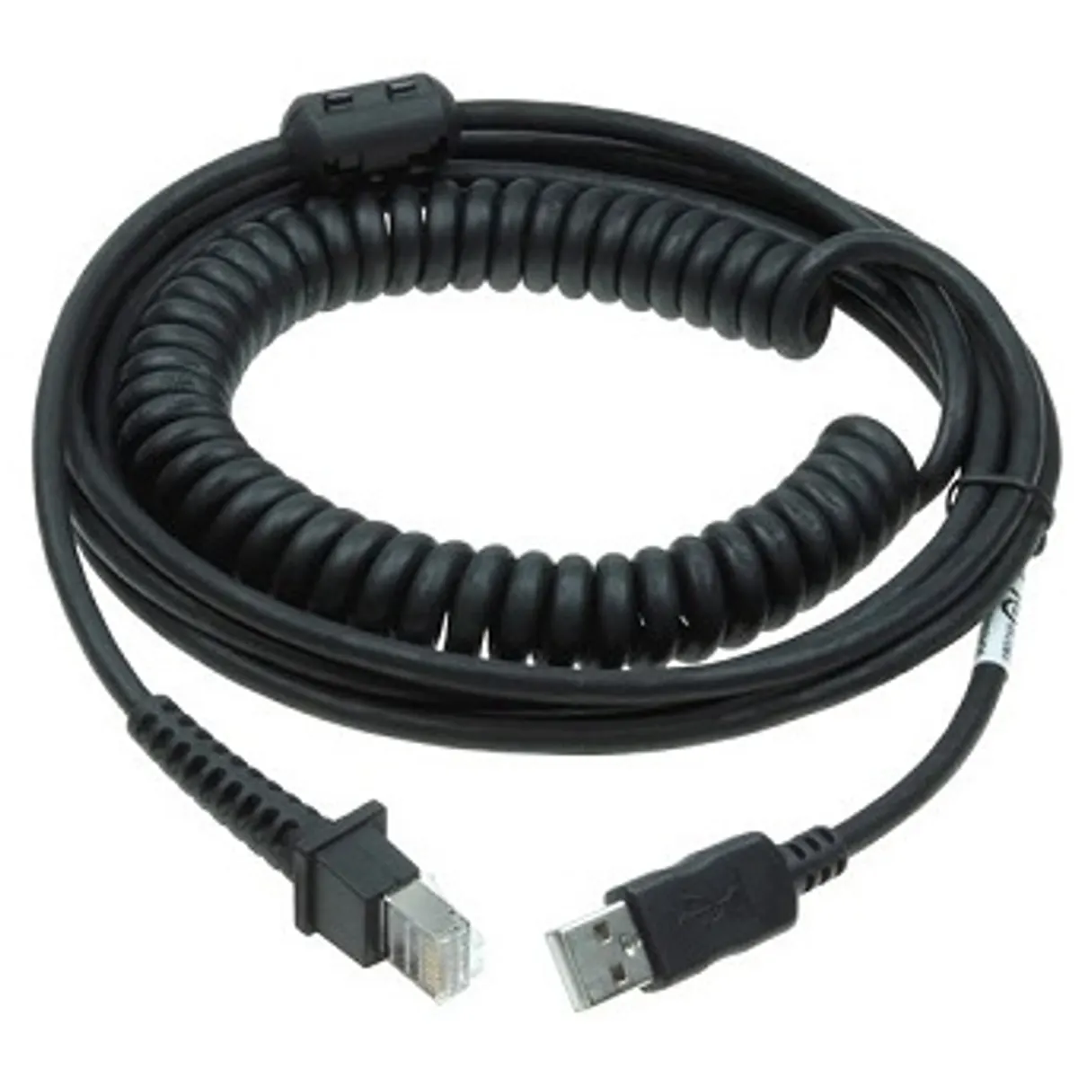Datalogic 90A052289 adatkábel USB RS-232 5 m fekete vonalkód olvasóhoz #1