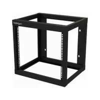 Startech.com RK919WALLO 9U falra szerelhető rack 80 kg teherbírás fekete