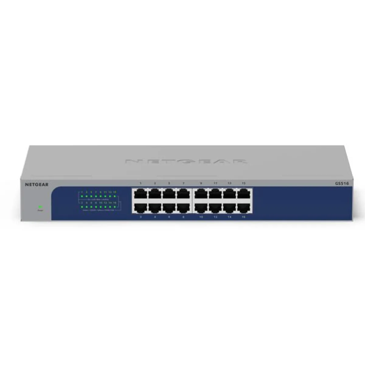 Netgear GS516-300EUS 16-portos 1G unmanaged switch 32 Gbps MAC-címtábla 8000 keretállvány #1
