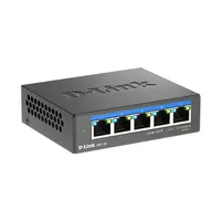 D-Link DMS-105E DMS-105 5x RJ-45 2,5 GbE nem menedzselt asztali fémházas