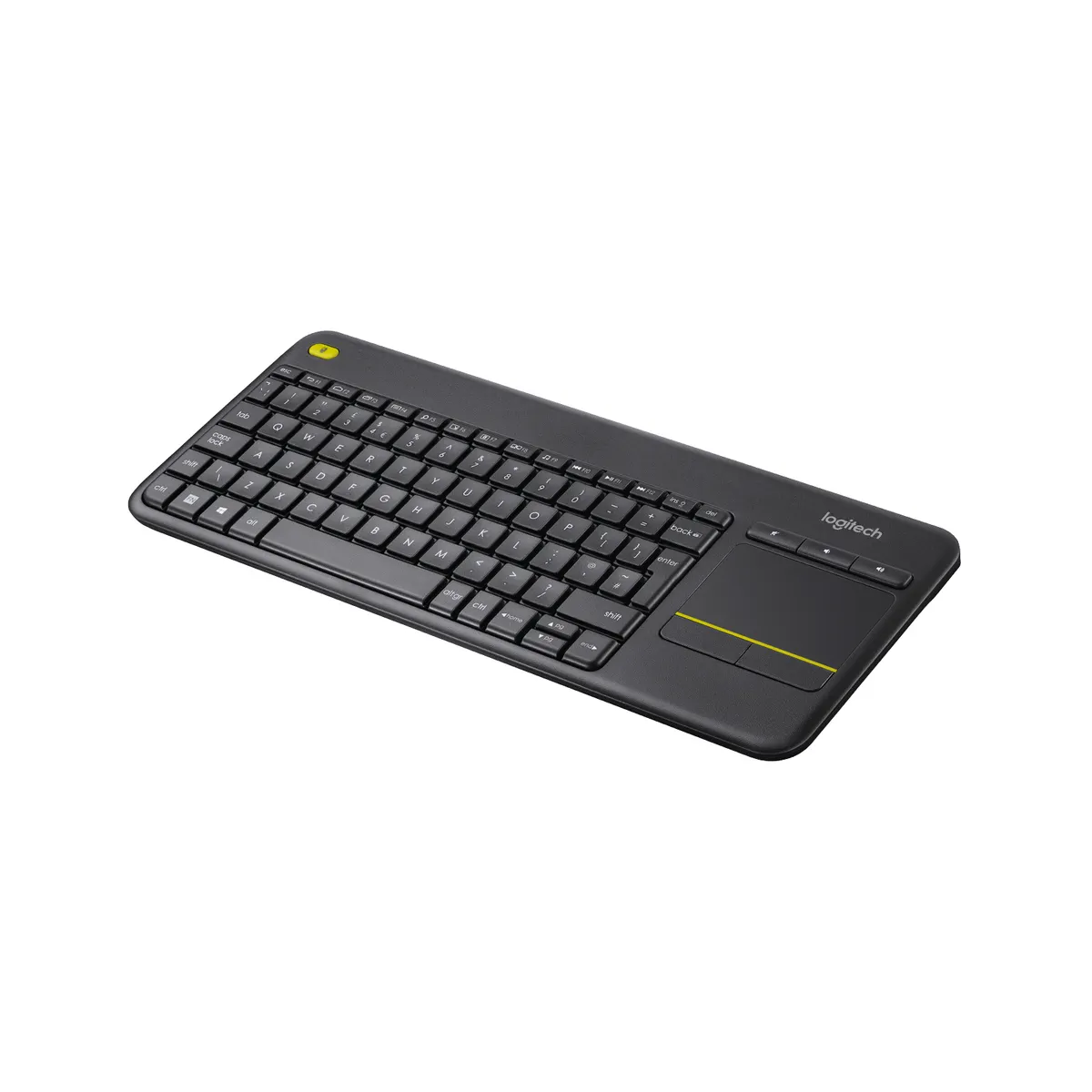 Logitech 920-007143 K400 Plus miniformátum 2,4 ghz vezeték nélküli rf qwerty fekete #1