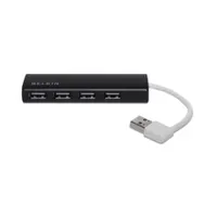 Belkin F4U042BT usb-hub 4-portos ultra-slim usb 2.0 fekete