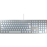 Cherry JK-1610US-1 KC 6000 Slim for Mac USB vezetékes 111 billentyű 1,8 m ezüst #1