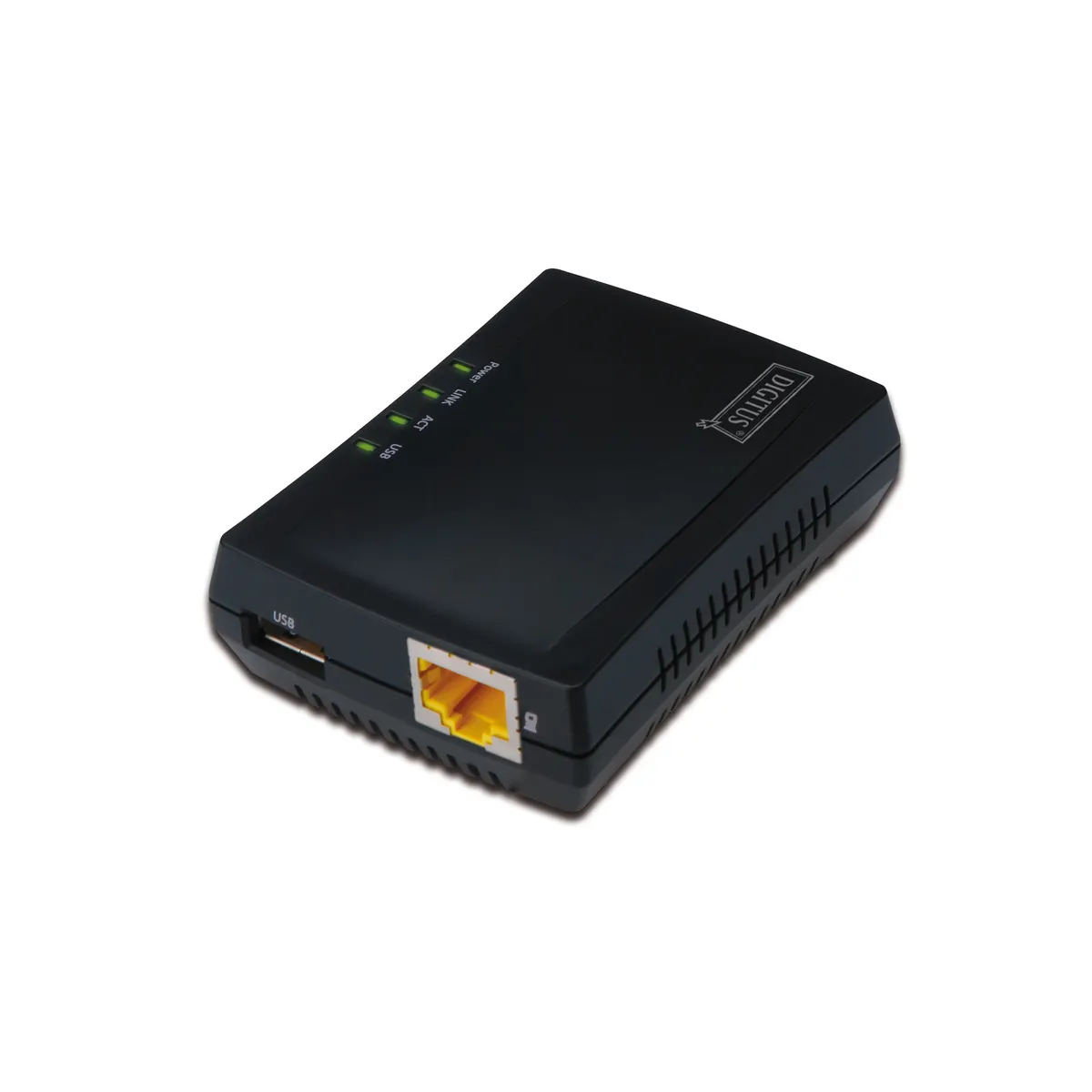 Assmann DN-13020 Digitus USB megosztó szerver fekete Ethernet 10 100 Mbit/s FTP SMB CIFS Windows Mac dobozos #1