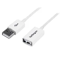 Startech.com USBEXTPAA3MW USB hosszabbító kábel USB 2.0 USB A USB A fehér 3 m