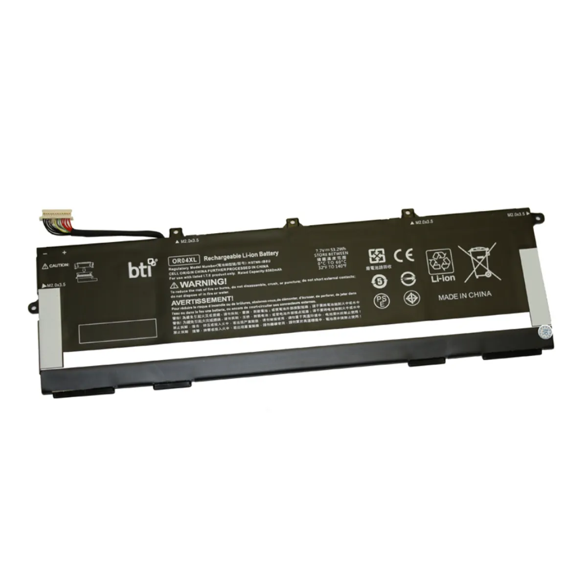Origin Storage OR04XL-BTI BTI OR04XL HP X360 830 G5 53Wh 7,7V Li-ion fekete #1