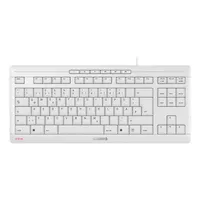 Cherry JK-8600DE-0 Stream tkl USB vezetékes 94 billentyűs ollós QWERTZ fehér 1,8 m