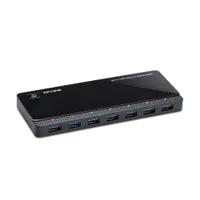 TP-Link UH720 7 portos USB 3.0 hub 2 töltőport 12V-4A külső tápegység