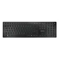 Cherry JK-9100PO-2 KW 9100 Slim vezeték nélküli RF és Bluetooth 111 billentyű QWERTY ollós kapcsoló fekete szürke